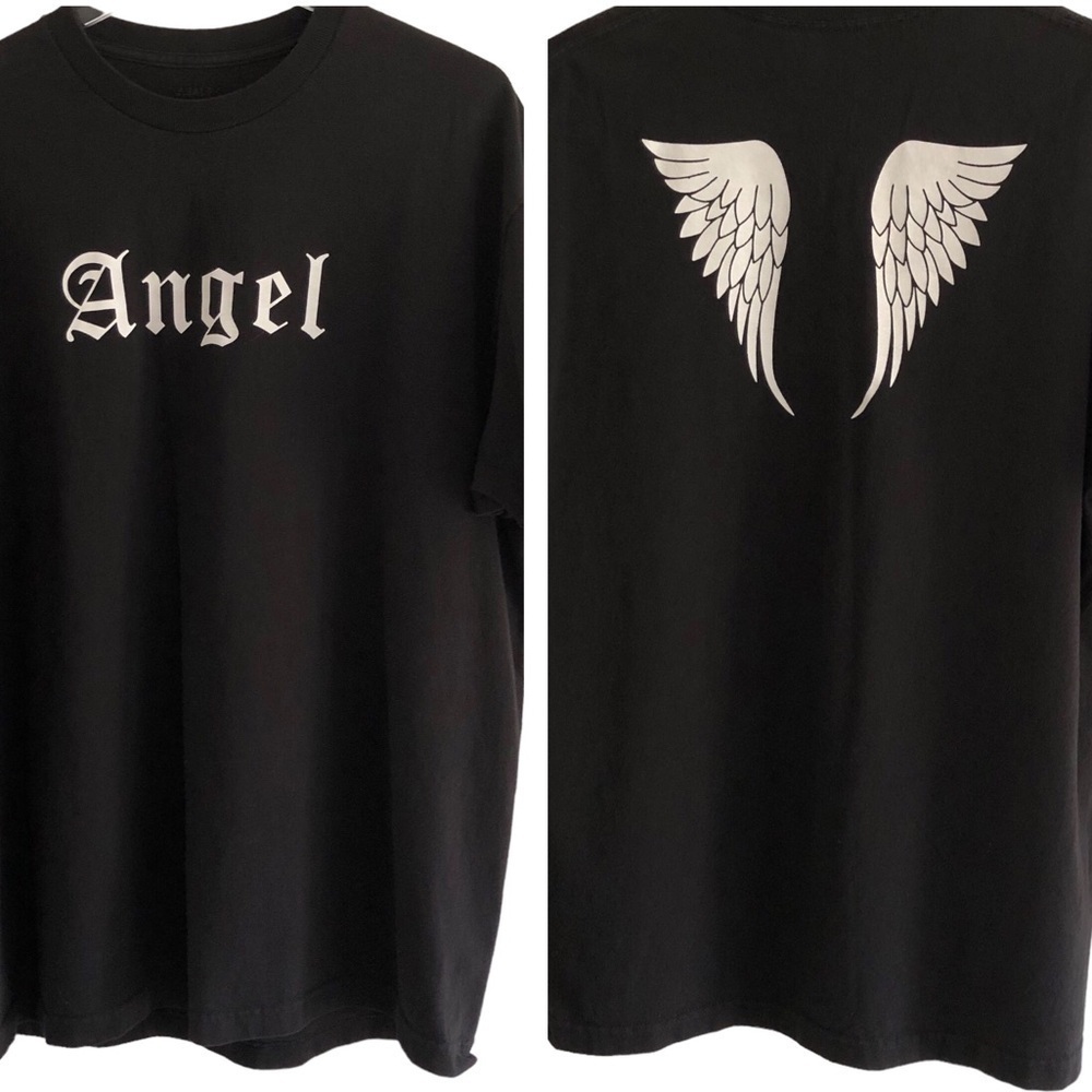 J. Galt Rita Angel Wings Graphic Short Sleeve T-Shirt One Size